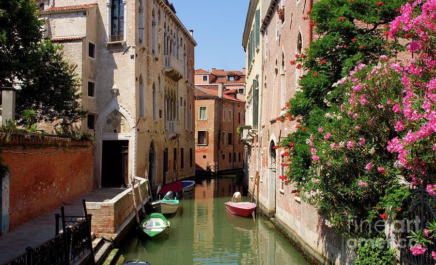 Europe Quiet Venice Canal Photograph