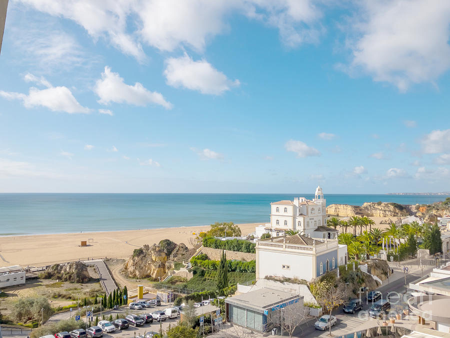 European Beach With Blue Partly Cloudy Sky Photograph By Greg Smith