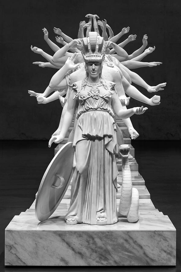 European Thousand Arms Classical Sculpture Xu Zhen Photograph by Kathy Anselmo European Thousand Arms Classical Sculpture Xu Zhen Photograph by Kathy Anselmo