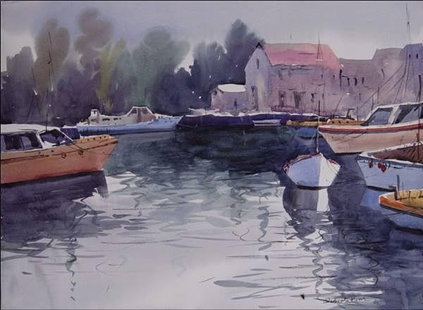 Landscape Painting - European Waters by Sp