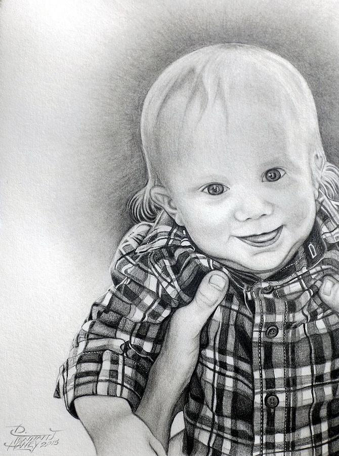 Evan Drawing by Danielle R T Haney