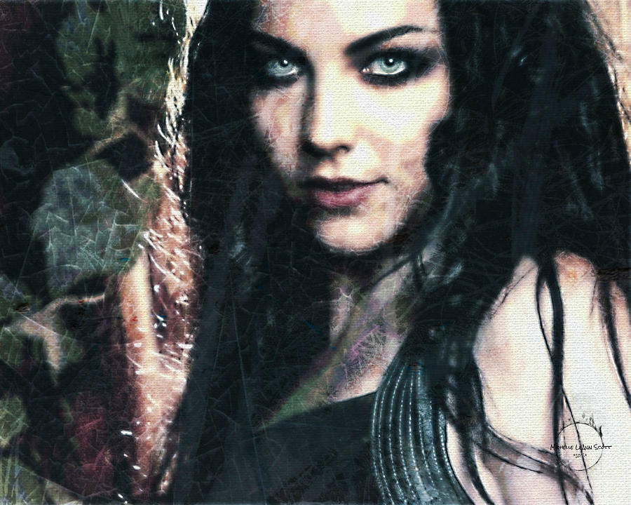 Evanescence - Amy Lee Digital Art by Absinthe Art By Michelle LeAnn Scott