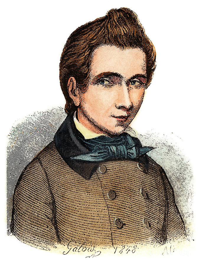 Evariste Galois Drawing by Granger