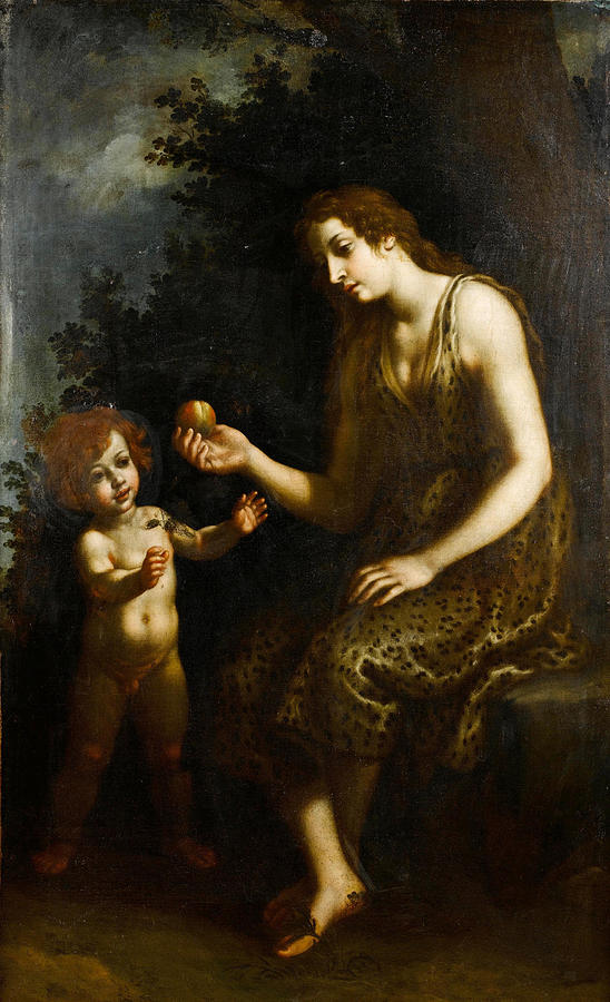 Eve and her Son Painting by Francesco Curradi