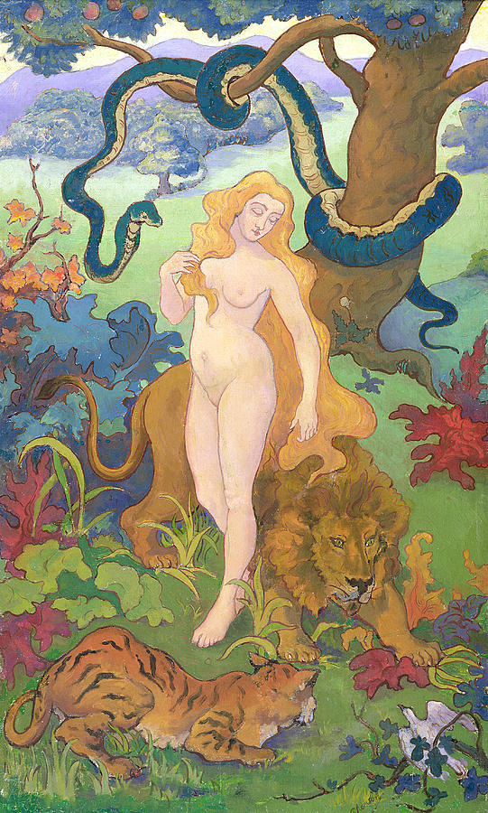 Snake Painting - Eve by Paul Ranson