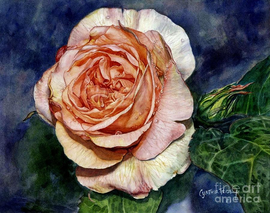 Evelyn Rose Painting by Cynthia Pride
