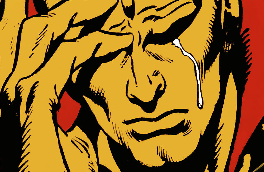 Comic Photograph - Even An Android Can Cry by Brian Middleton Comic Photograph - Even An Android Can Cry by Brian Middleton