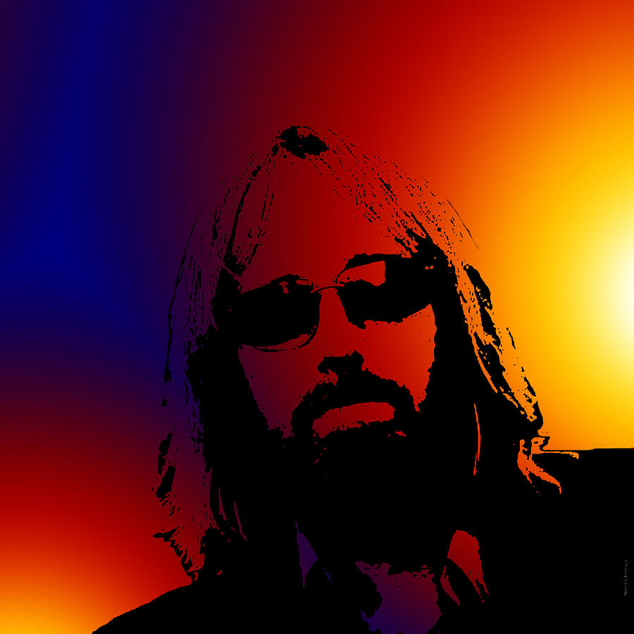 Tom Petty Digital Art - Even The Losers- by Robert Orinski