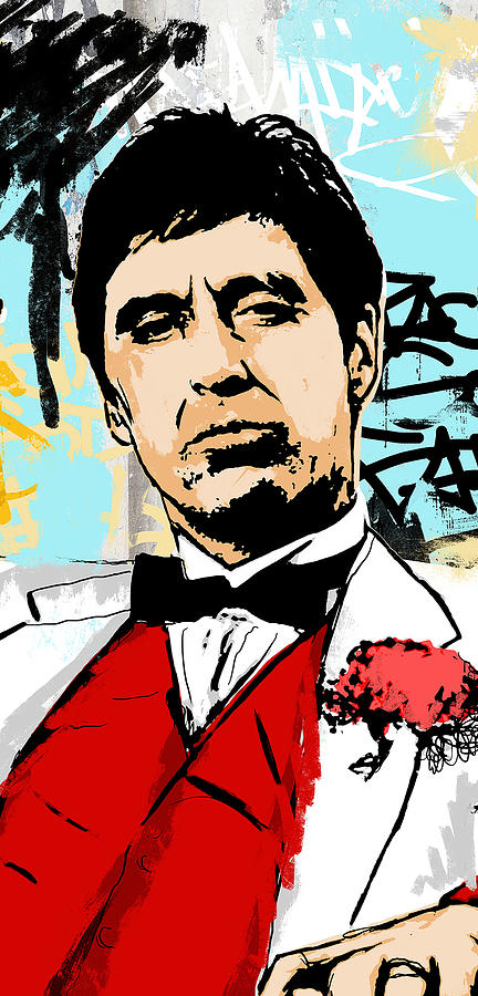 Scarface Digital Art - Even When I Lie by Canvas Cultures