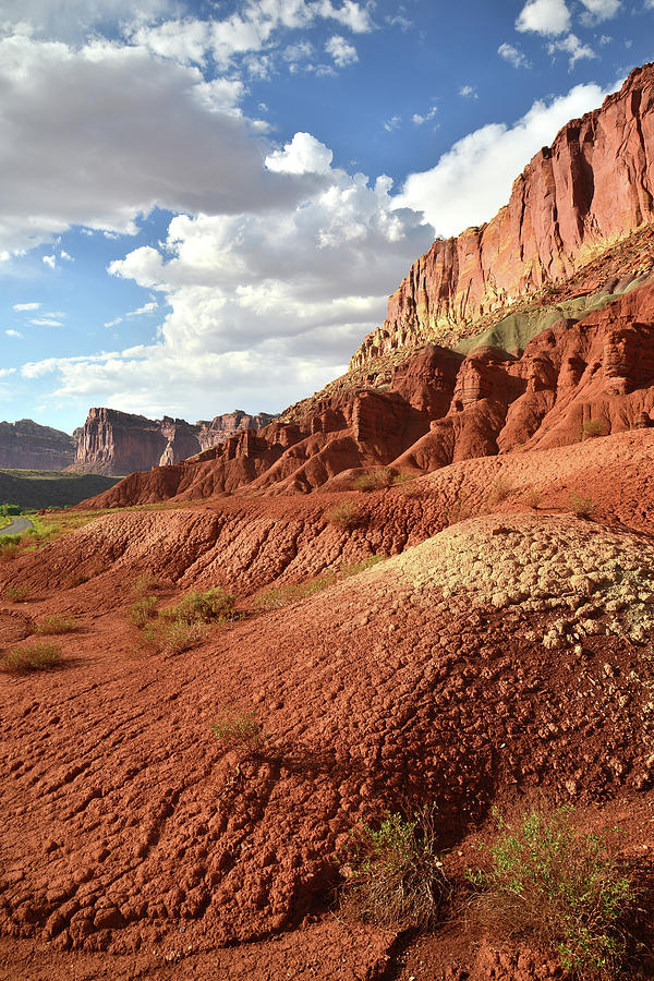 Capitol Reef National Park Photograph - Evening along Scenic Drive in Capitol Reef by Ray Mathis