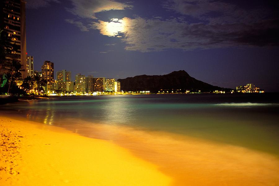 Evening At Diamond Head Photograph by William Waterfall - Printscapes