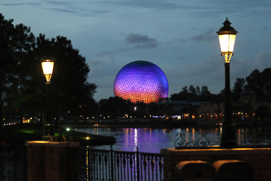 Evening at Epcot Photograph by Jackson Pearson