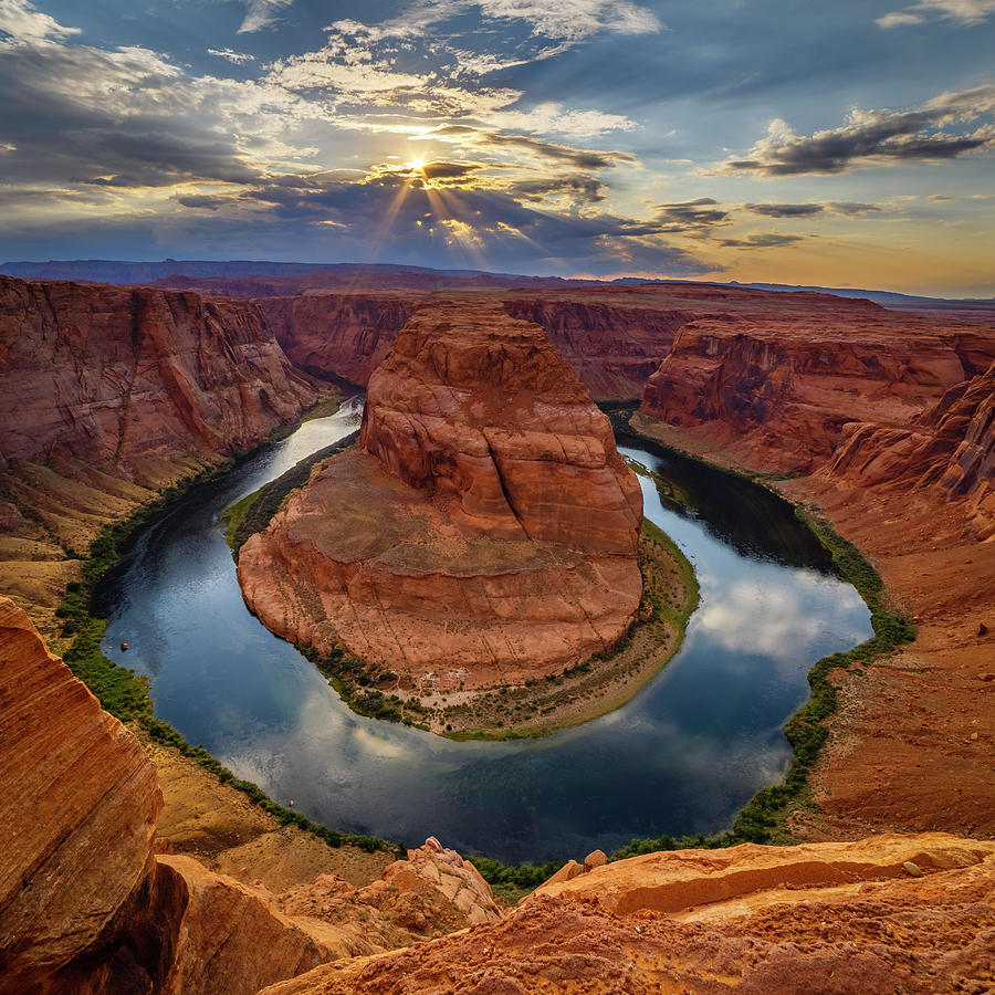 Evening at Horseshoe Bend Photograph by Damon Shaw - Fine Art America