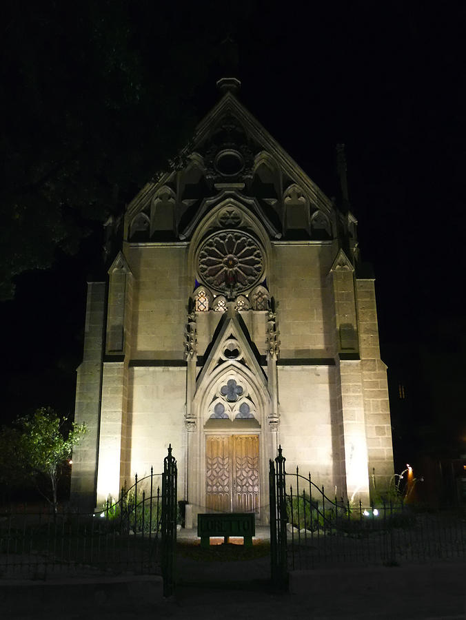 Evening at Loretto Chapel Santa Fe Photograph by Kurt Van Wagner