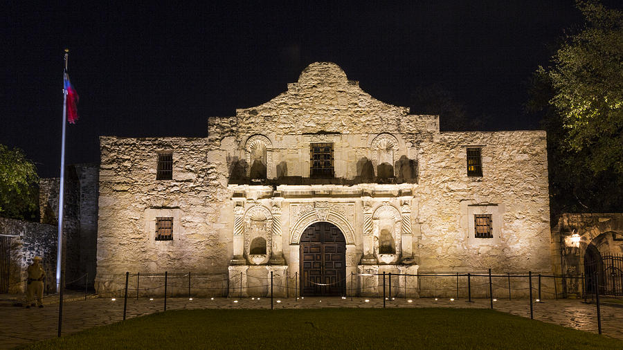 Evening at the Alamo Photograph by Stephen Stookey