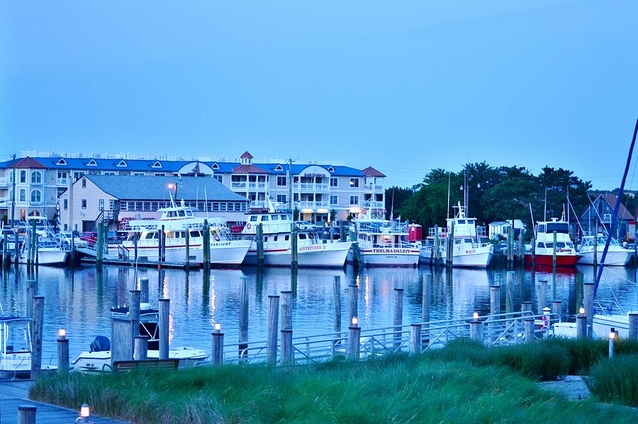 Evening at the Dockside - Lewes Delaware Photograph by Kim Bemis