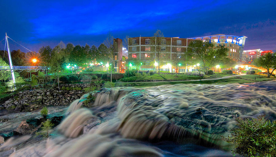 Evening at the Falls Photograph by Blaine Owens
