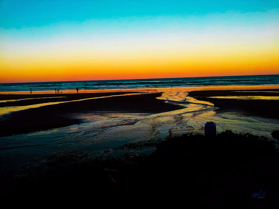 Evening Beach Photograph by Michael Blaine