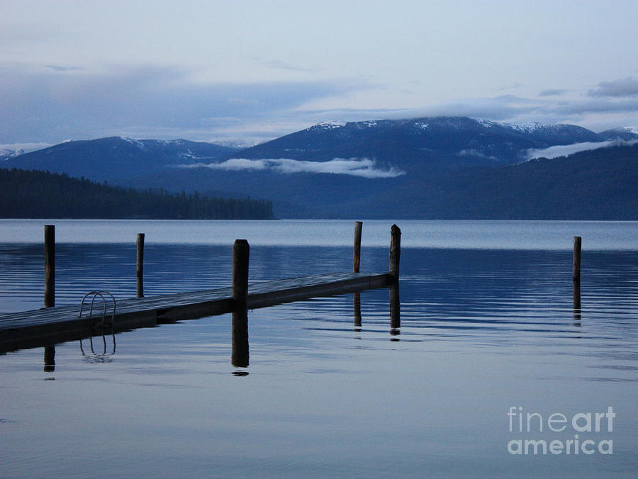 Tranquil Blue Priest Lake Photograph by Carol Groenen