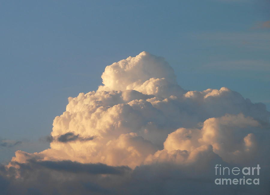 Evening Cloud Photograph by Elaine Jones
