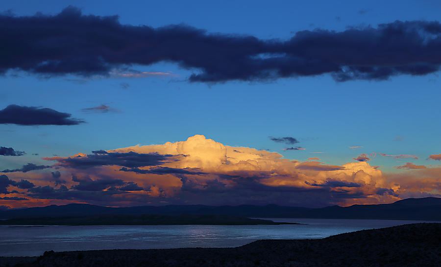 Evening clouds At Mono Lake Photograph by Viktor Savchenko