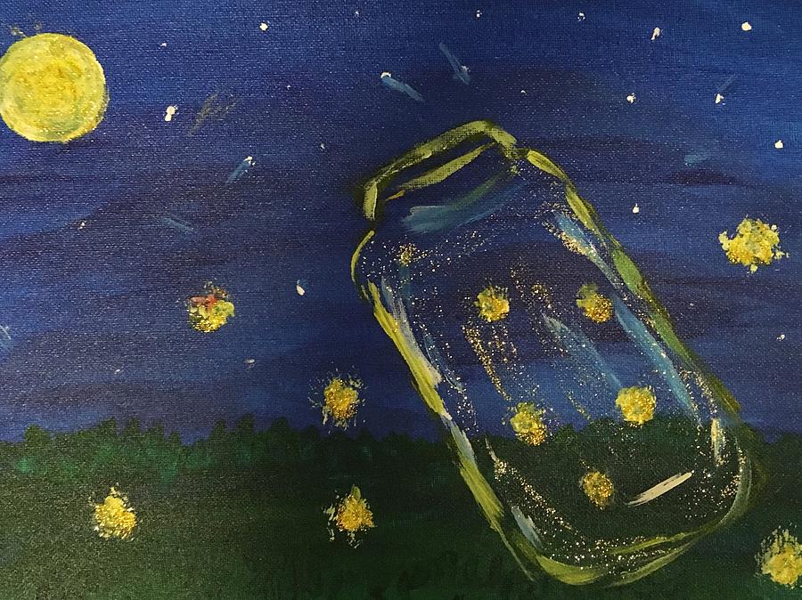 Evening Fireflies Painting by Paige Speers - Fine Art America