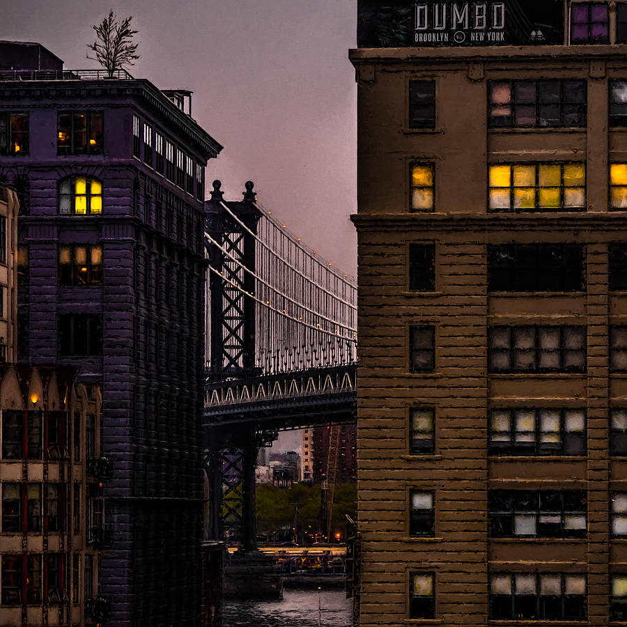 Edward Hopper Photograph - Evening In DUMBO by Chris Lord