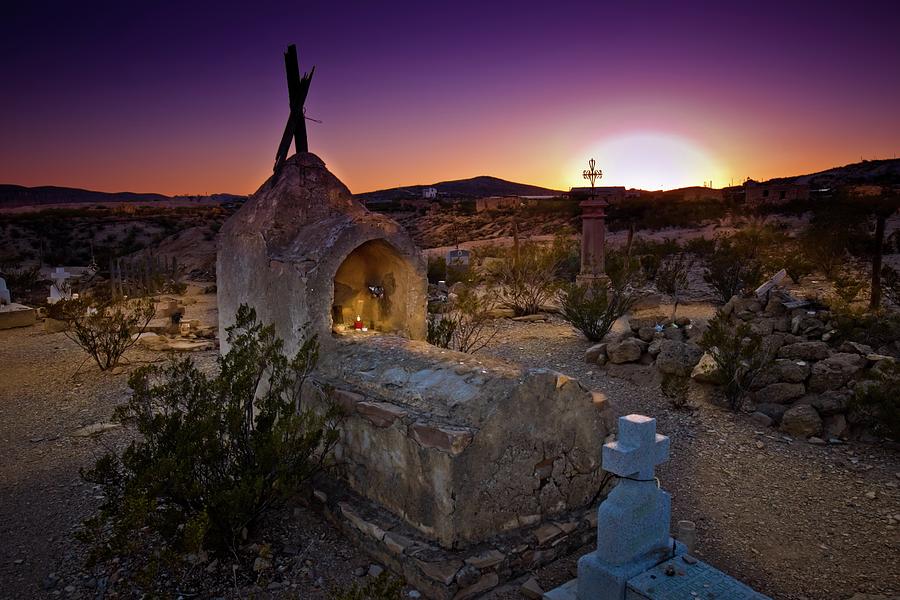 Evening in Terlingua Photograph by Linda Unger