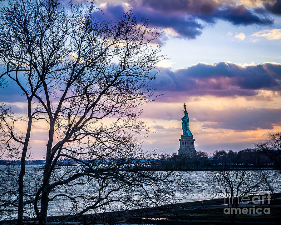 Evening Liberty Photograph by Perry Webster