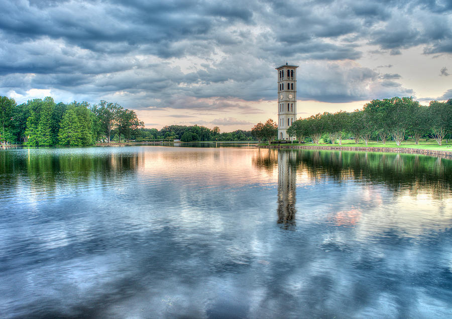 Evening Light at the Furman Bell Tower Photograph by Blaine Owens