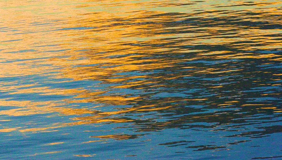 Evening Light Cast Across the Water Photograph by Polly Castor