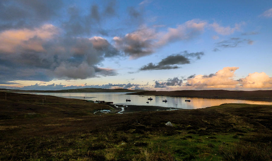 Evening Light in the Shetland Isles Photograph by Lynn Bolt