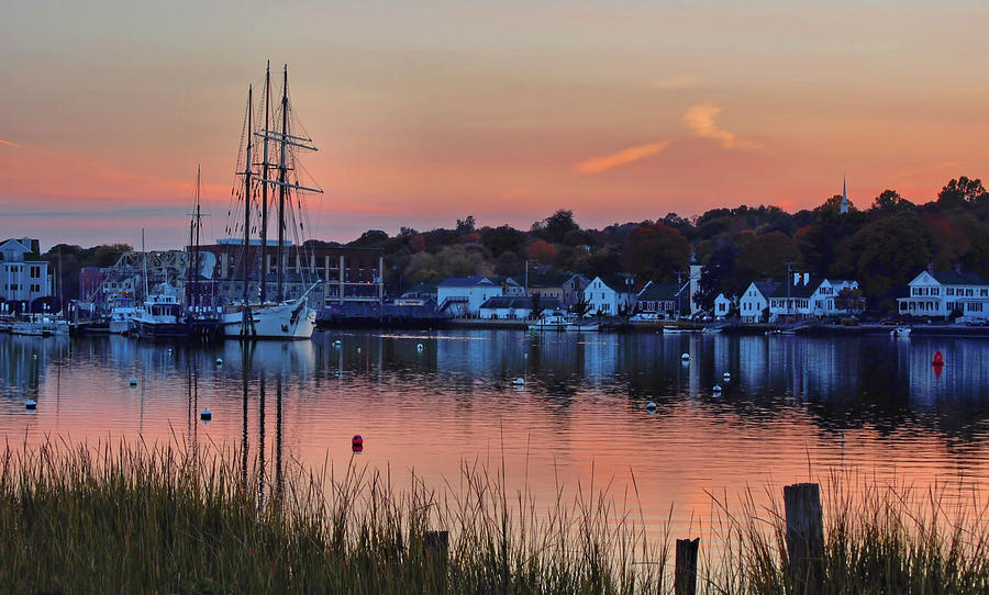 Evening Light Over Mystic Photograph by Ben Prepelka