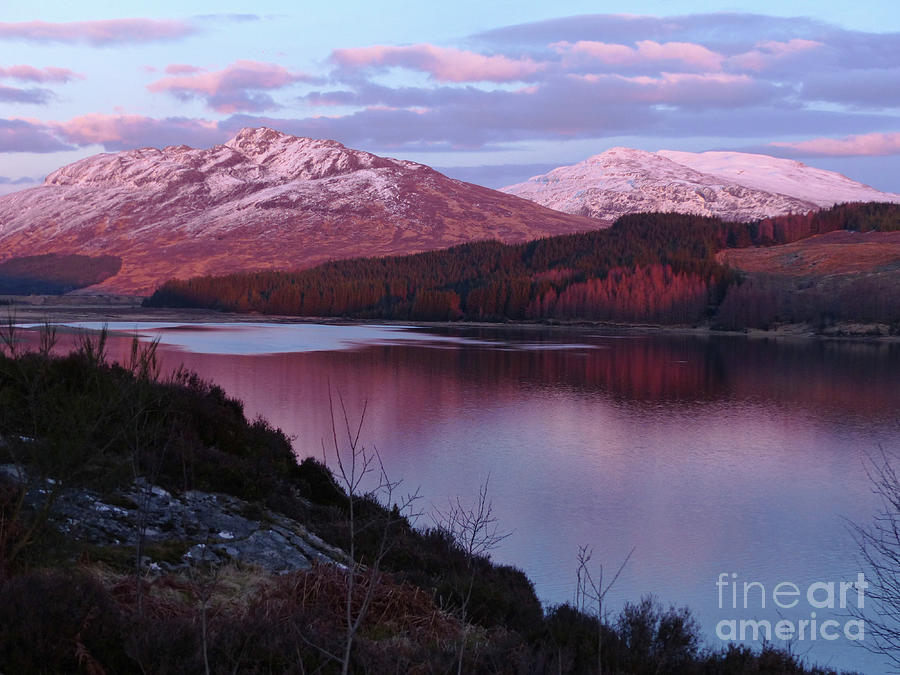 Evening - Loch Laggan Photograph by Phil Banks