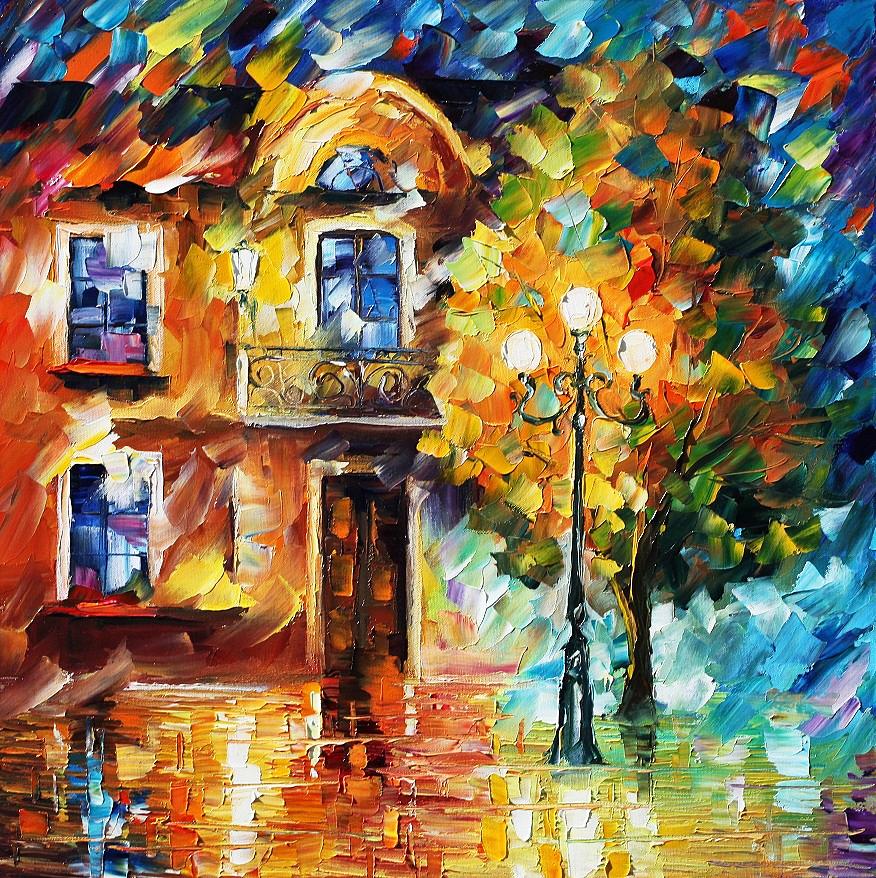 Evening New Original Painting By Leonid Afremov 