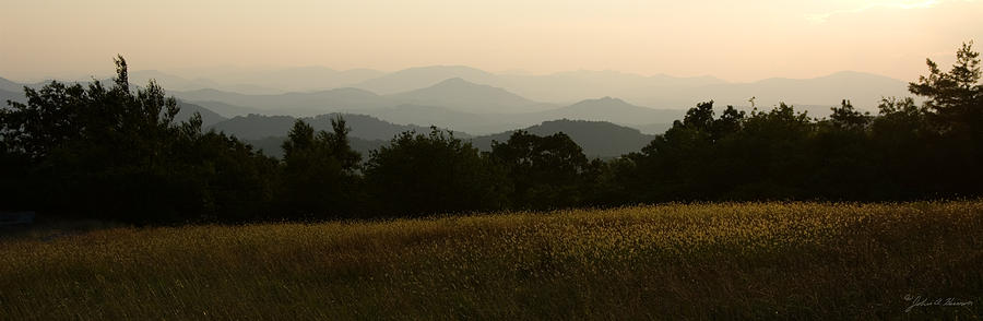 Evening On the Blue Ridge Photograph by John Harmon