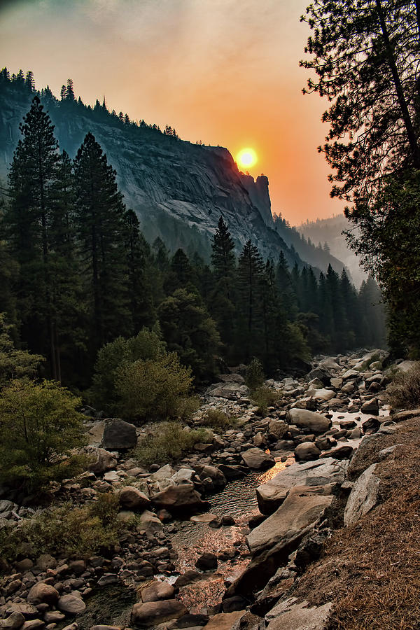 Evening On The Merced River Photograph by Kristia Adams