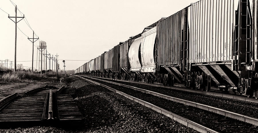 Evening On the Railroad Photograph by Matt Hammerstein
