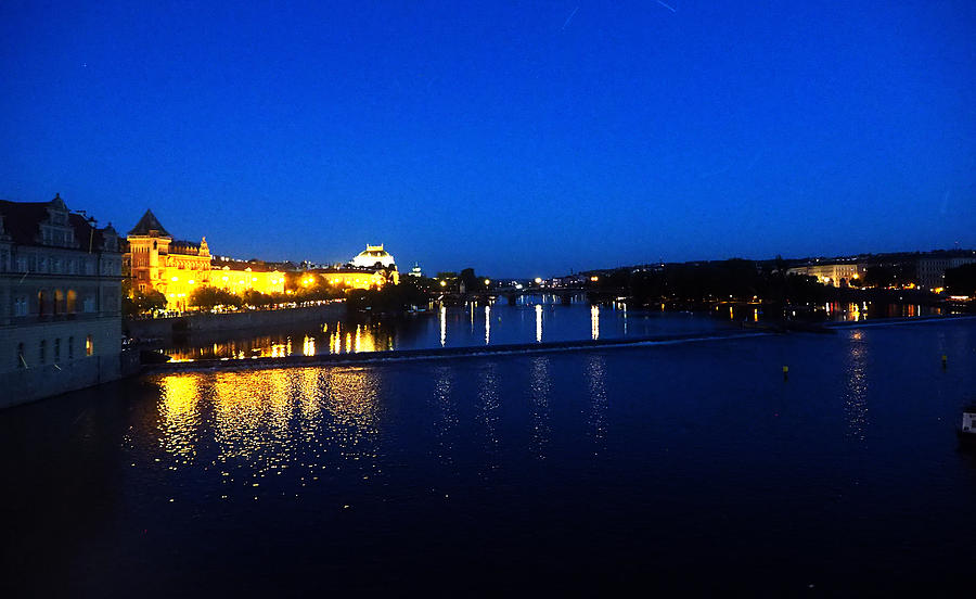 Evening on the Vltava Photograph by C H Apperson