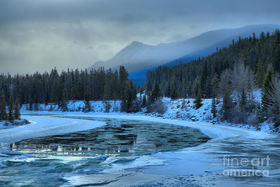 Evening Over The Athabasca River Photograph by Adam Jewell