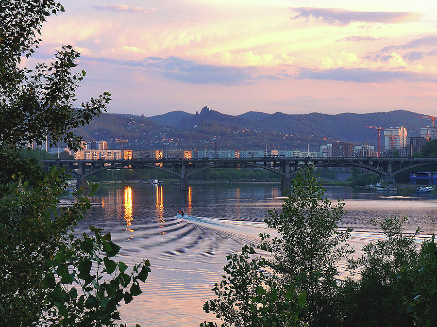 Evening Over The Yenisei River Photograph By Ekaterina Torganskaia Pixels   Evening Over The Yenisei River Ekaterina Torganskaia 