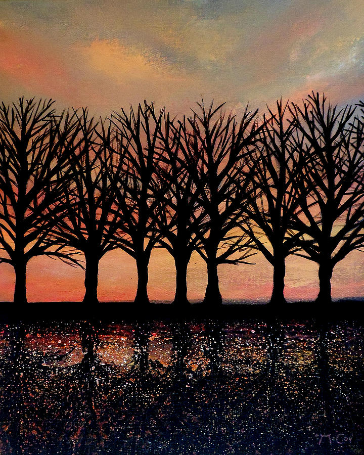Evening Reflections Painting by K McCoy