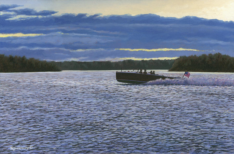 Summer Painting - Evening Run by Richard De Wolfe