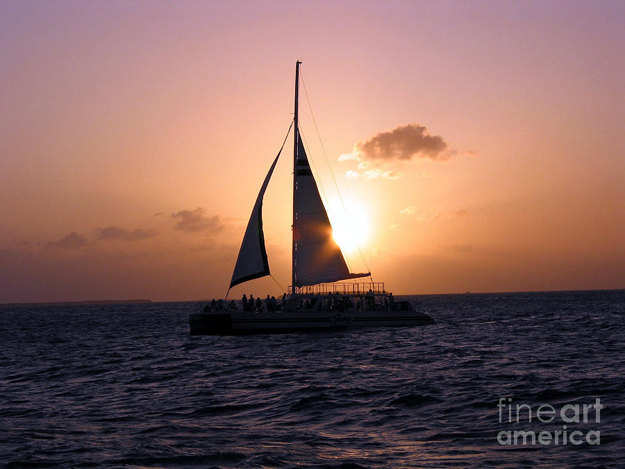Evening Sail Photograph by Ania M Milo