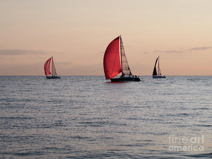 Evening Sail Photograph by Ann Horn
