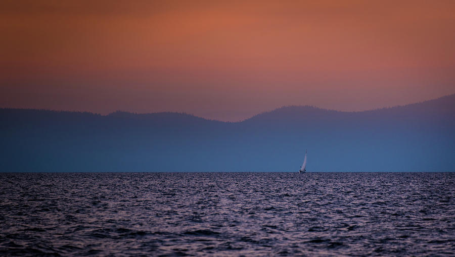 Evening Sail Photograph by David Downs