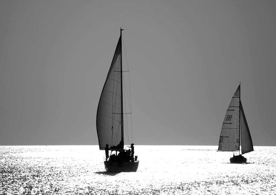 Evening Sails Photograph by Linda Mishler