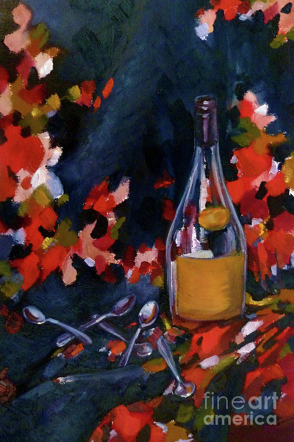 Evening Still Life Painting by K M Pawelec