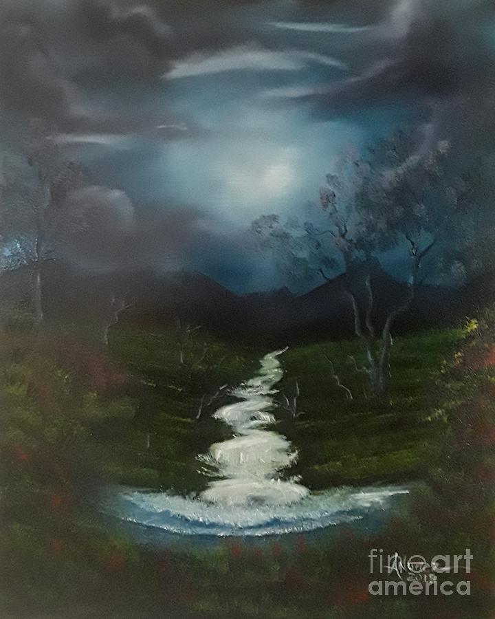 Evening Stream by Anthony Nunez Evening Stream by Anthony Nunez