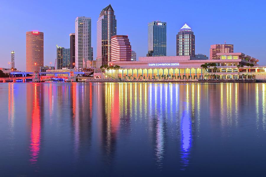 Evening Time in Tampa Photograph by Frozen in Time Fine Art Photography
